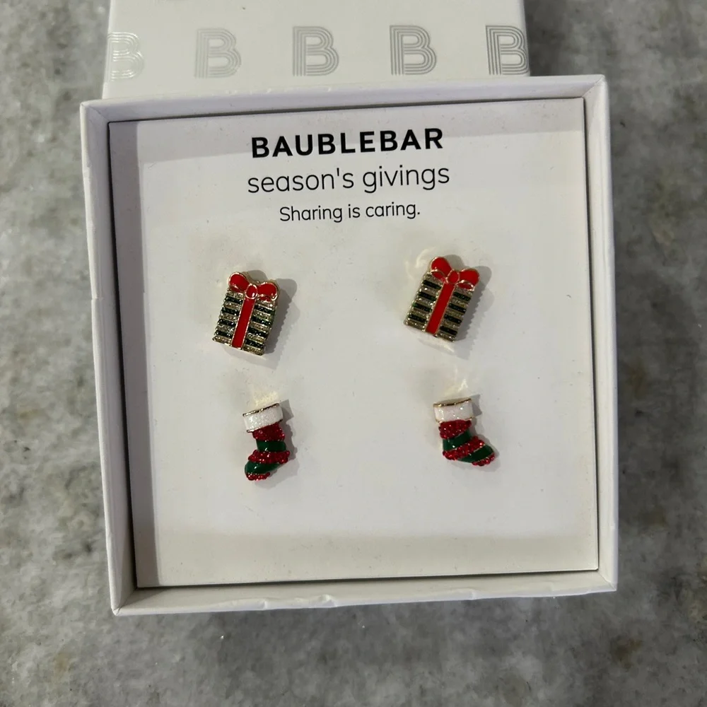 BaubleBar Holiday Earrings Set
